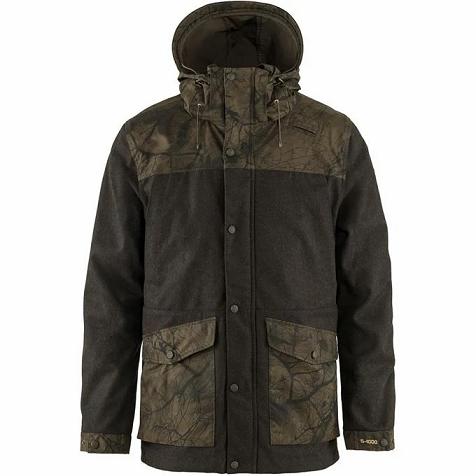 Fjallraven Men Värmland Hunting Jacket Dark Olive PH72378 Philippines